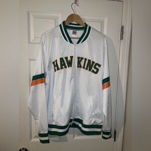Stranger Things Hawkins High School Varsity Jacket men’s size XL